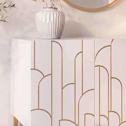 Gatsby 3 Door Sideboard - Snow White