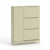 Coby Shoe Cabinet with Shelves - Pistachio Green - Laura James