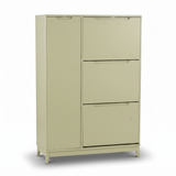 Coby Shoe Cabinet with Shelves - Pistachio Green - Laura James