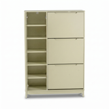 Coby Shoe Cabinet with Shelves - Pistachio Green - Laura James