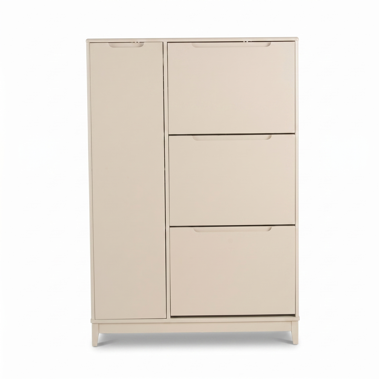 Coby Shoe Cabinet with Shelves - Driftwood - Laura James