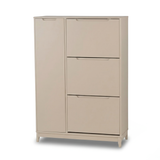 Coby Shoe Cabinet with Shelves - Driftwood - Laura James 
