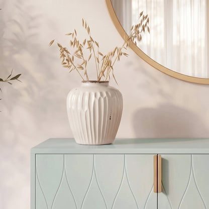 Gloria 2 Door Small Sideboard - Sage & Brass Legs