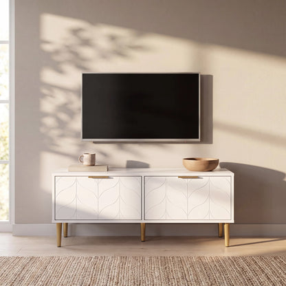 Gloria White TV Unit