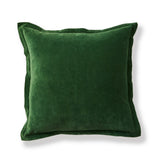 Holbeck 45x45cm Velvet Fern Green Cushion Cover - Laura James