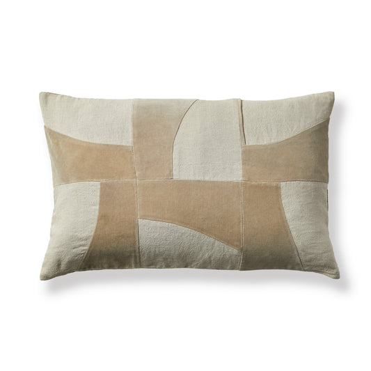 Holbeck Clay 35x55cm Abstract Cushion Cover - Laura James

