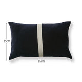 Holbeck 35x55cm Stripe Cushion Cover - Ink