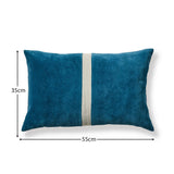 Holbeck 35x55cm Stripe Cushion Cover - Teal
