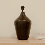 Hale Black Bronze Lamp & Coningsby White Lampshade - 35cm