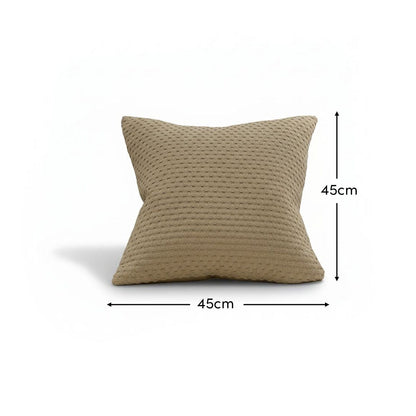 Halford 45 x 45cm Cotton Cushion Cover - Natural - Laura James 