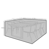 Medium Rectangular Garden Furniture Cover - Lennox - Marston - Shiro - Amelia & Hali Sets
