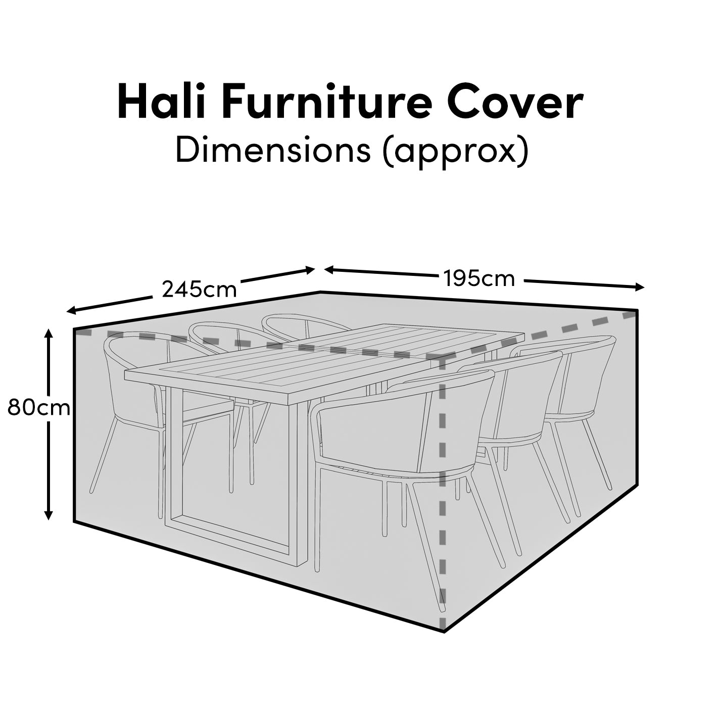 Hali 6 Seater Furniture Cover - Laura James 