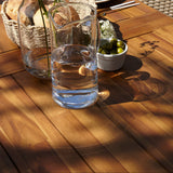Hali 8 Seater Wooden Outdoor Dining Set with Hali Natural Chairs - 235cm