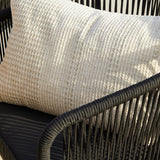 Hali Black Rope Chair with Cushions - Set of 2 - Laura James 