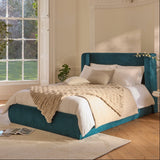 Hannah King Ottoman Bed - Deep Teal - Laura James