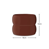 Harlesden 13cm Plant Pot - Paprika DIMS - Laura James