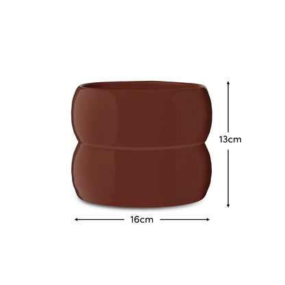 Harlesden 13cm Plant Pot - Paprika DIMS - Laura James