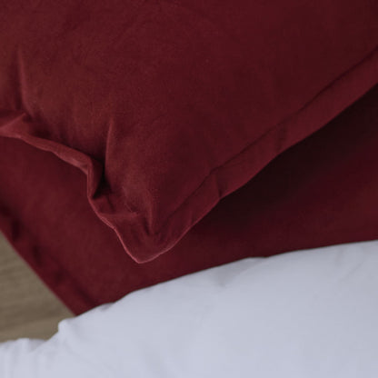 Harlow 2 Seater Double Sofa Bed - Burgundy Red - Laura James