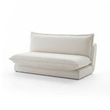 Harlow 2 Seater Double Sofa Bed - Chalk White Boucle - Laura James