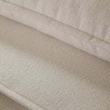 Harlow 2 Seater Double Sofa Bed - Chalk White Boucle - Laura James