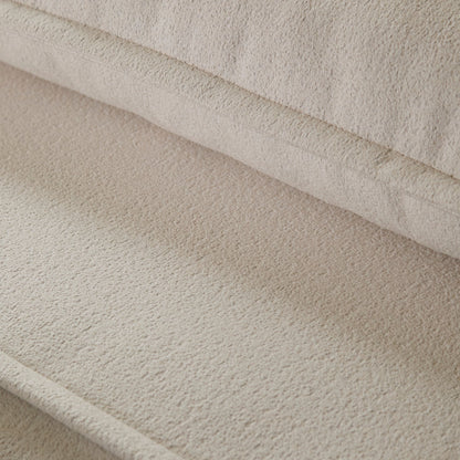 Harlow 2 Seater Double Sofa Bed - Chalk White Boucle - Laura James