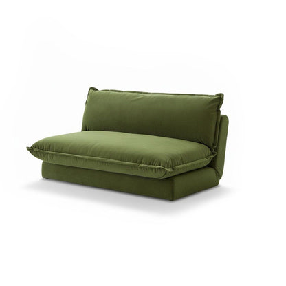Harlow 2 Seater Double Sofa Bed - Fern Green - Laura James