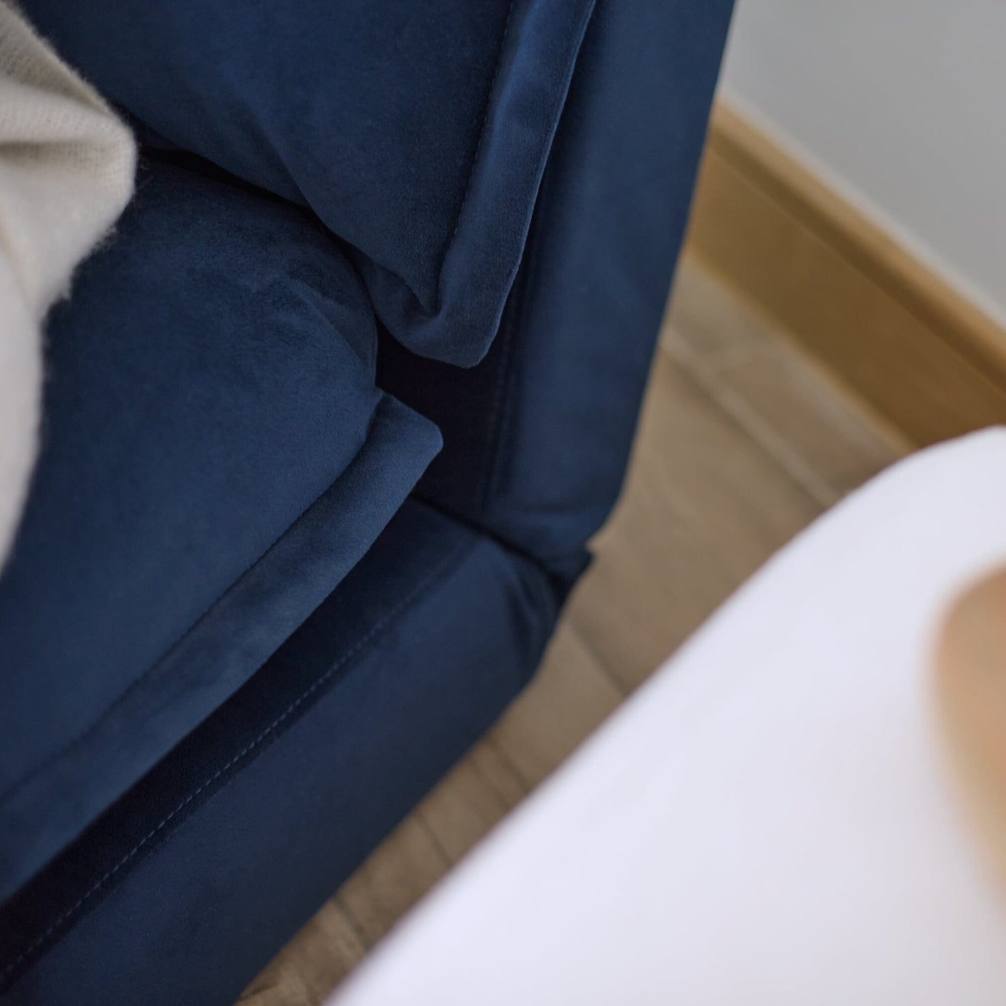 Harlow 2 Seater Double Sofa Bed - Ink Velvet - Laura James