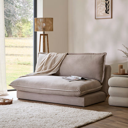 Harlow 2 Seater Double Sofa Bed - Soft Beige - Laura James