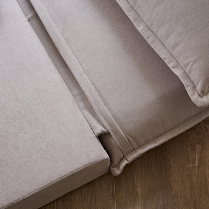 Harlow 2 Seater Double Sofa Bed - Soft Beige - Laura James