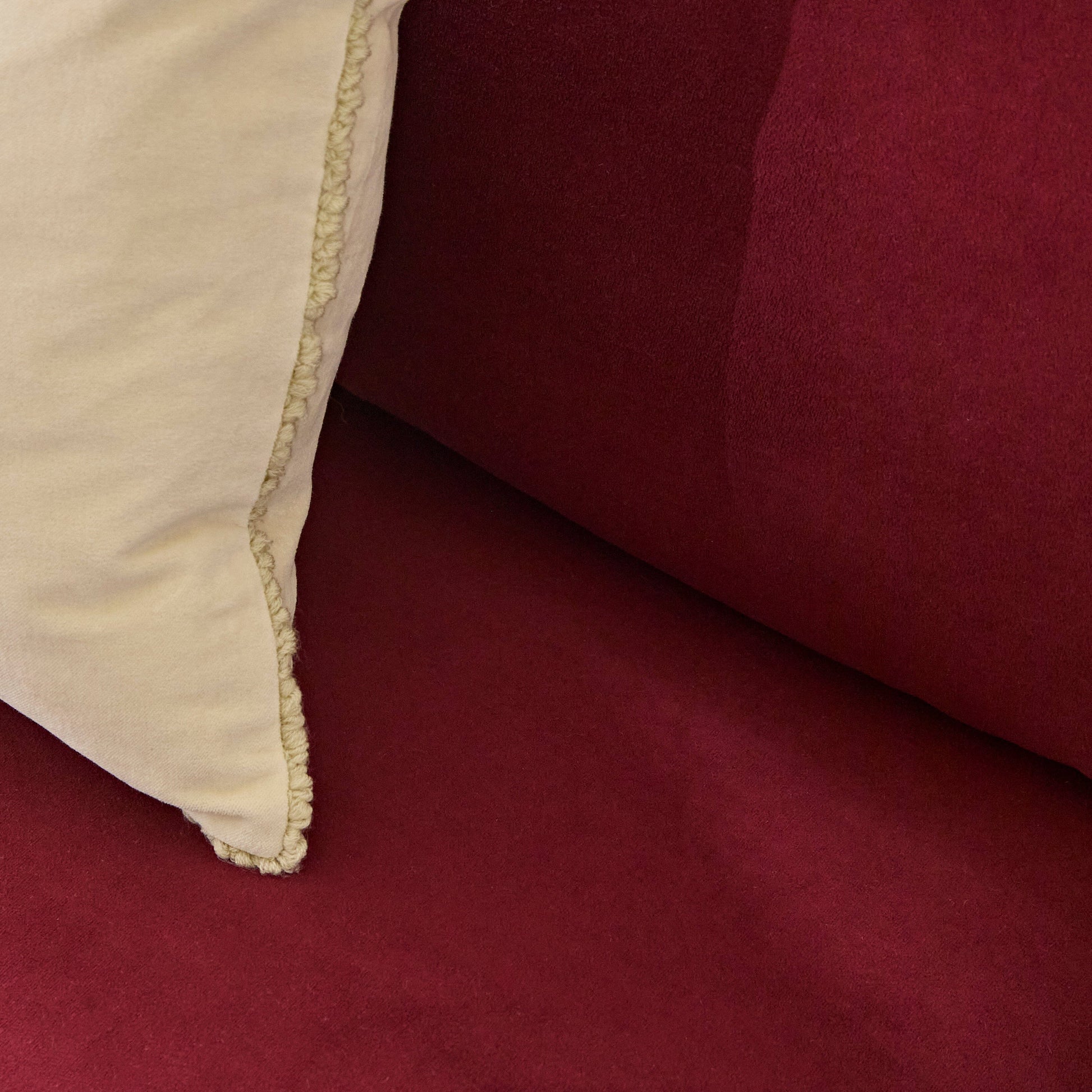 Harlow Single Sofa Bed - Burgundy Red - Laura James