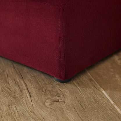 Harlow Single Sofa Bed - Burgundy Red - Laura James
