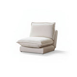 Harlow Single Sofa Bed - Chalk White Boucle - Laura James