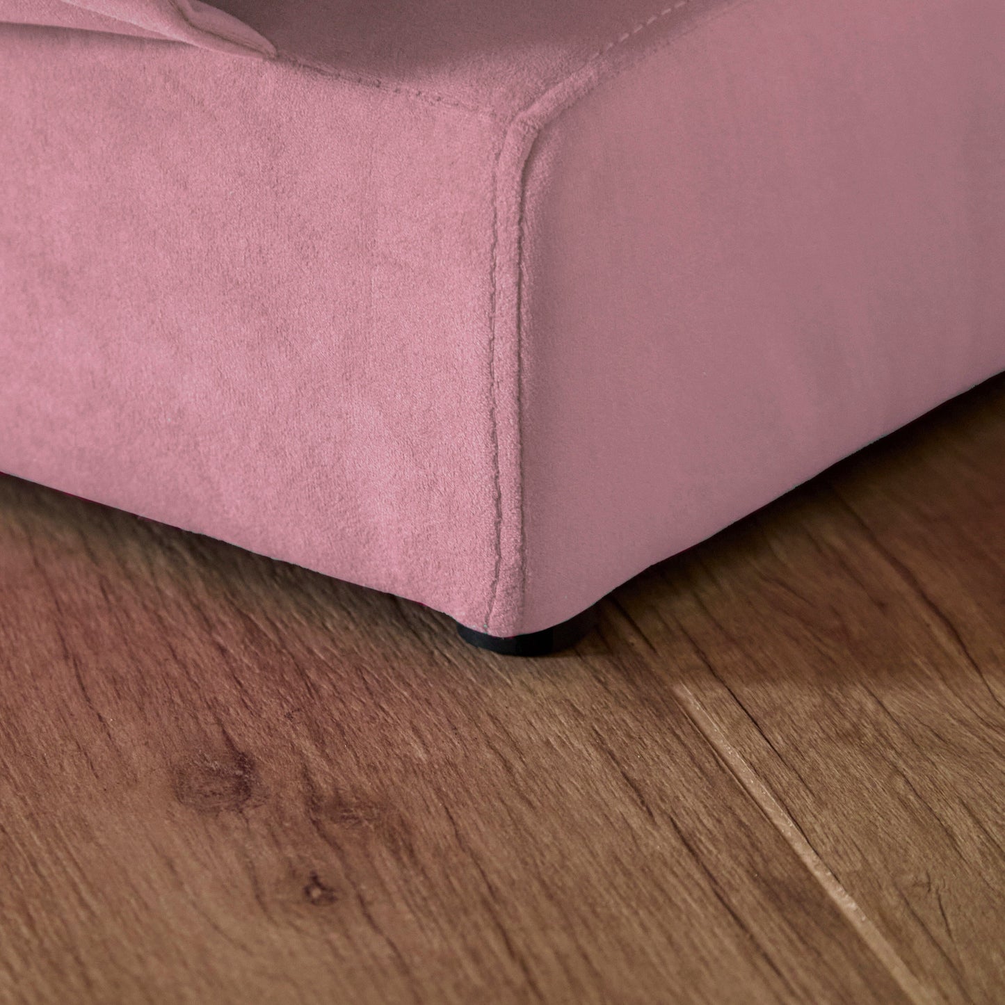 Harlow Single Sofa Bed - Cherry Blossom Pink - Laura James