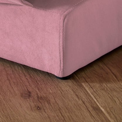 Harlow Single Sofa Bed - Cherry Blossom Pink - Laura James