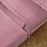 Harlow Single Sofa Bed - Cherry Blossom Pink - Laura James