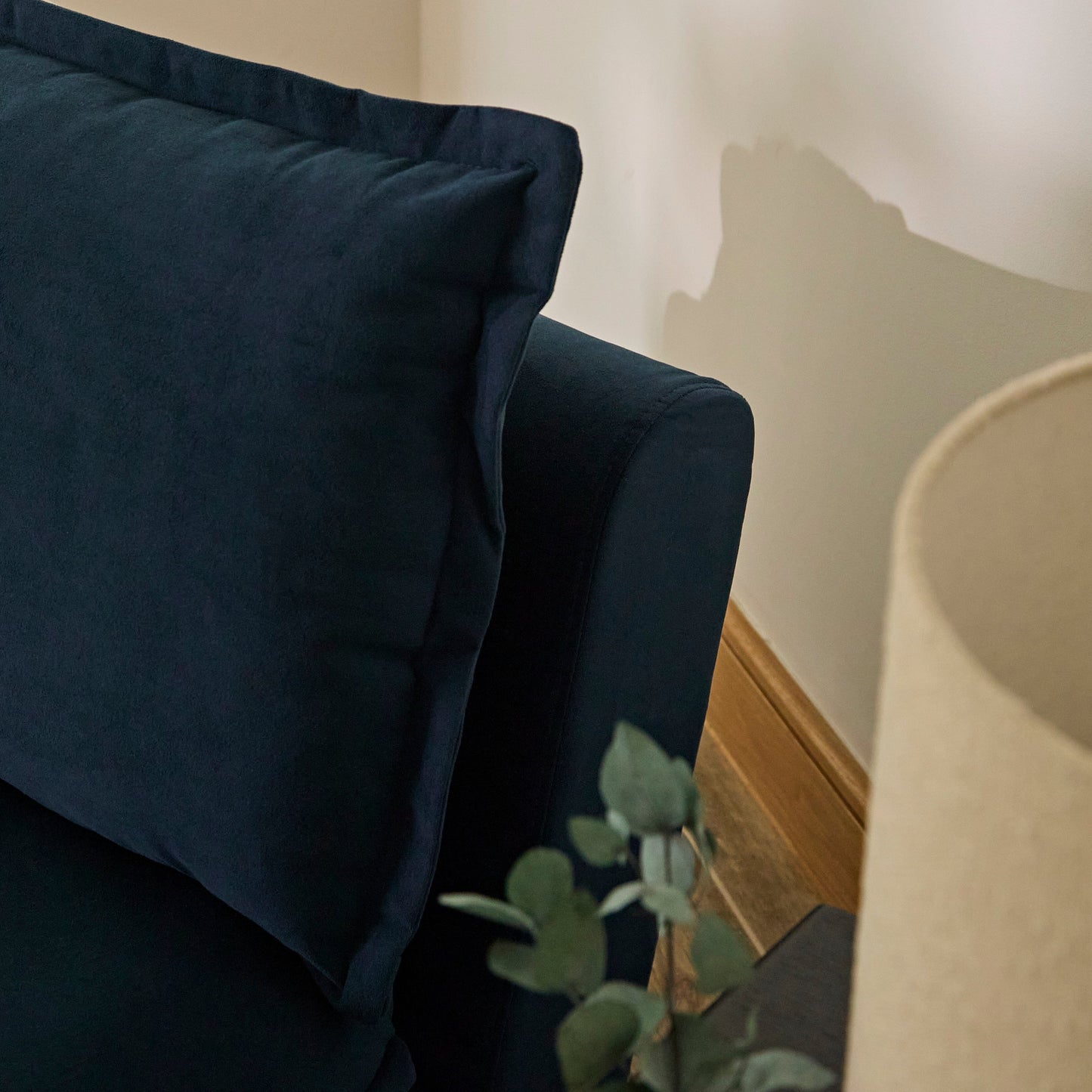 Harlow Single Sofa Bed - Ink Velvet - Laura James