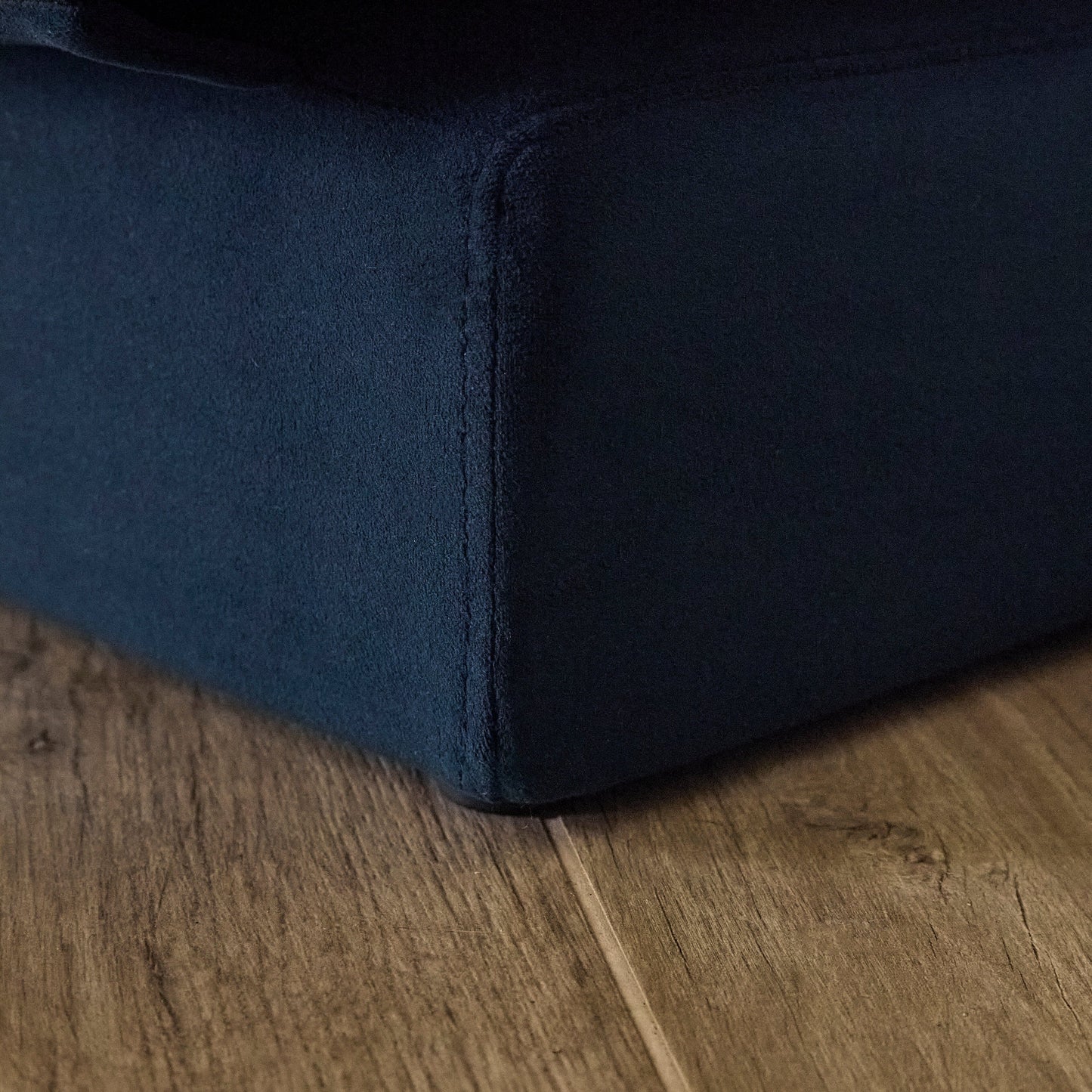 Harlow Single Sofa Bed - Ink Velvet - Laura James