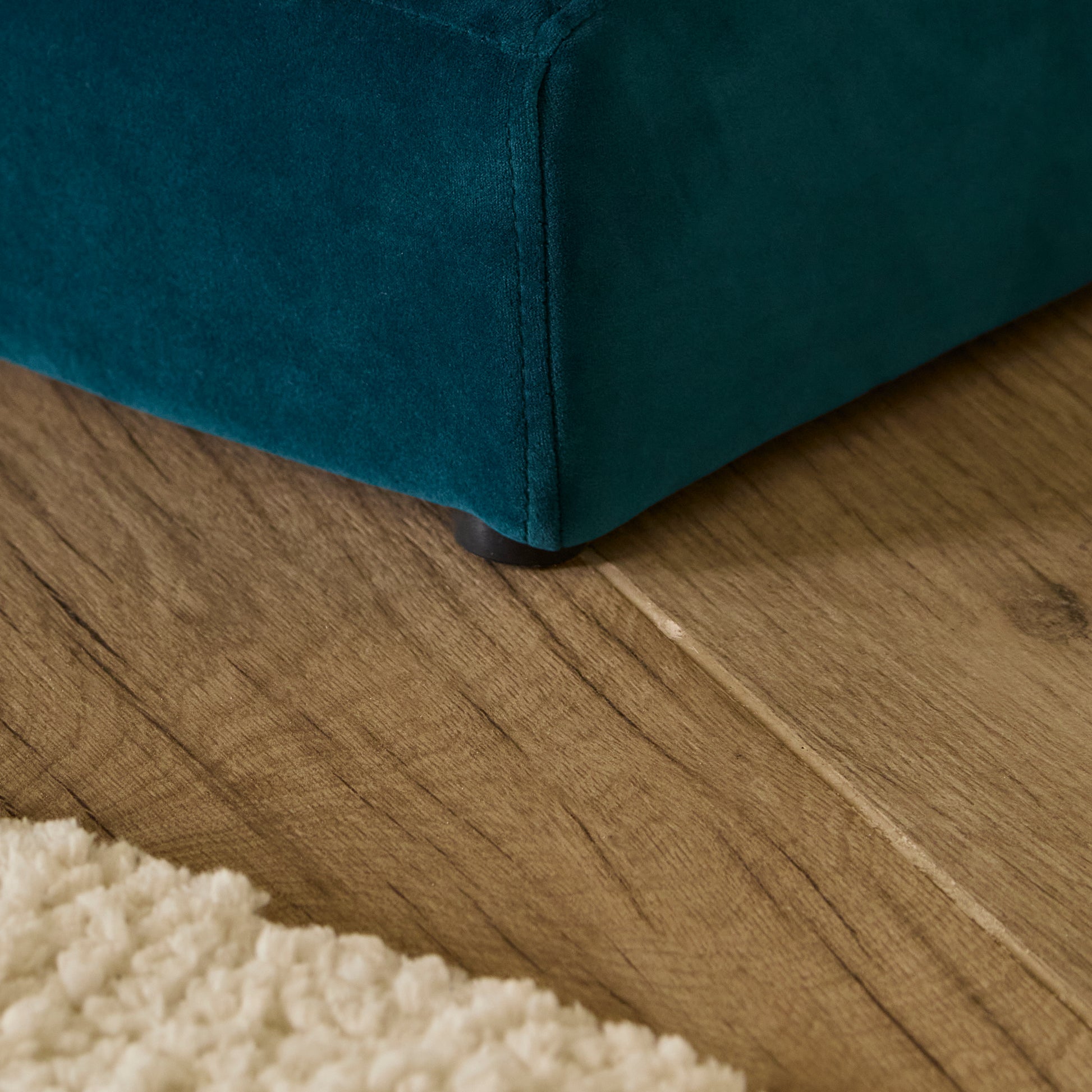 Harlow Single Sofa Bed - Soft Teal - Laura James