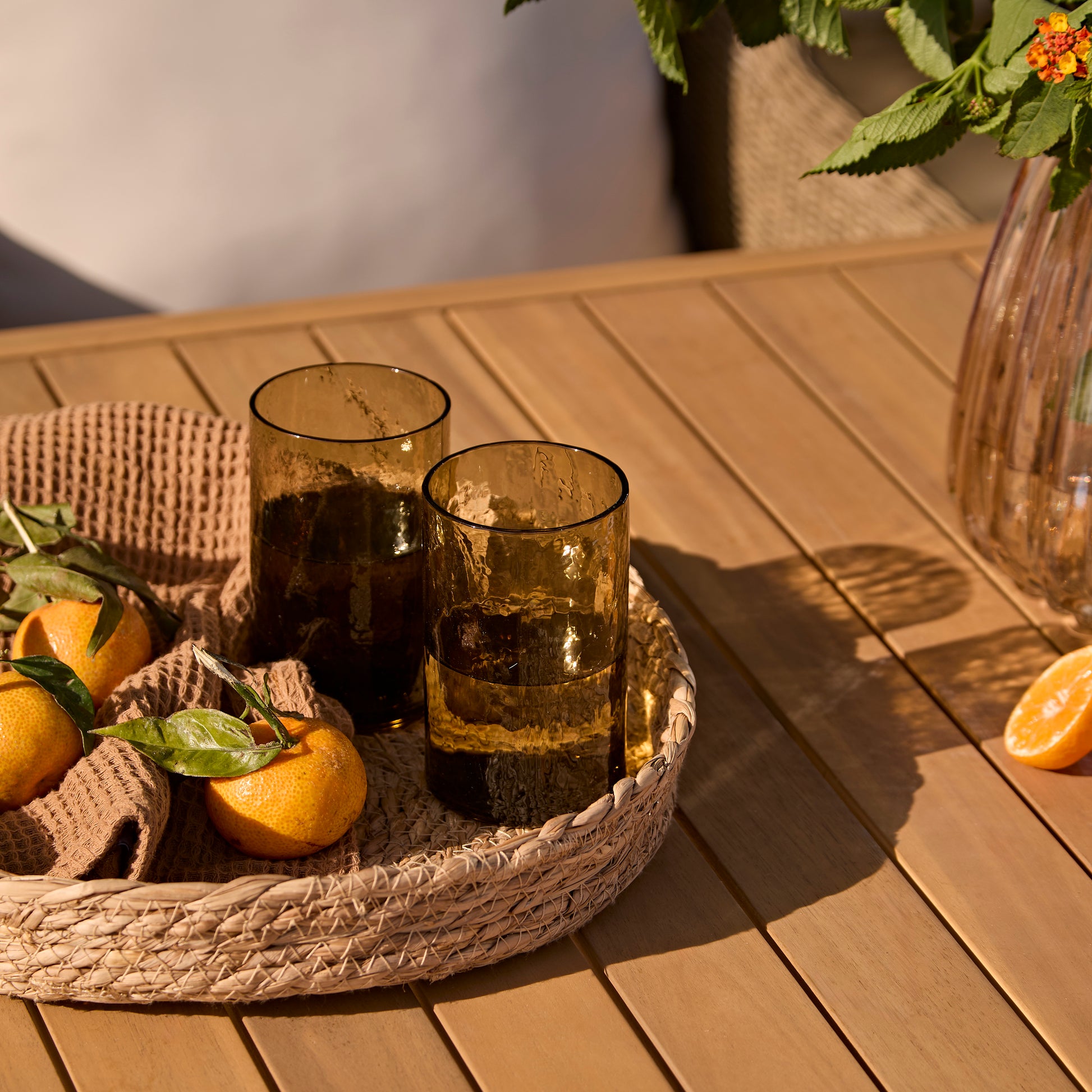 Harlyn 4 Seater Wooden Garden Dining Set with Harlyn Chairs - 160cm - Laura James