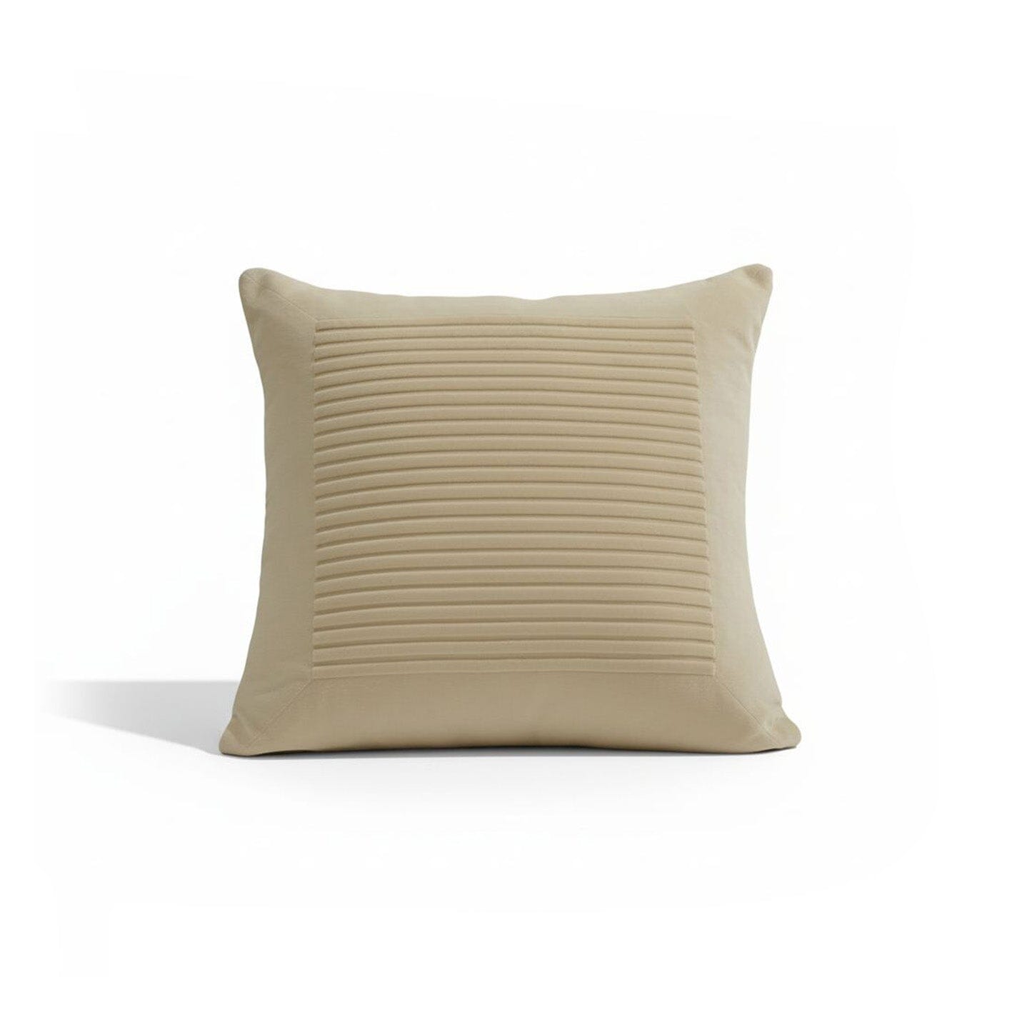 Hayes 45 x 45cm Velvet Cushion Cover - Clay Stripe - Laura James 