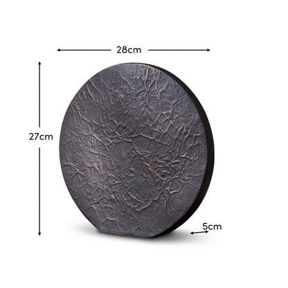 Helland 27cm Metal Ornament - Black Bronze - Laura James 