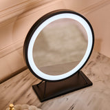 Henton 38x30cm LED Standing Mirror - Black - Laura James
