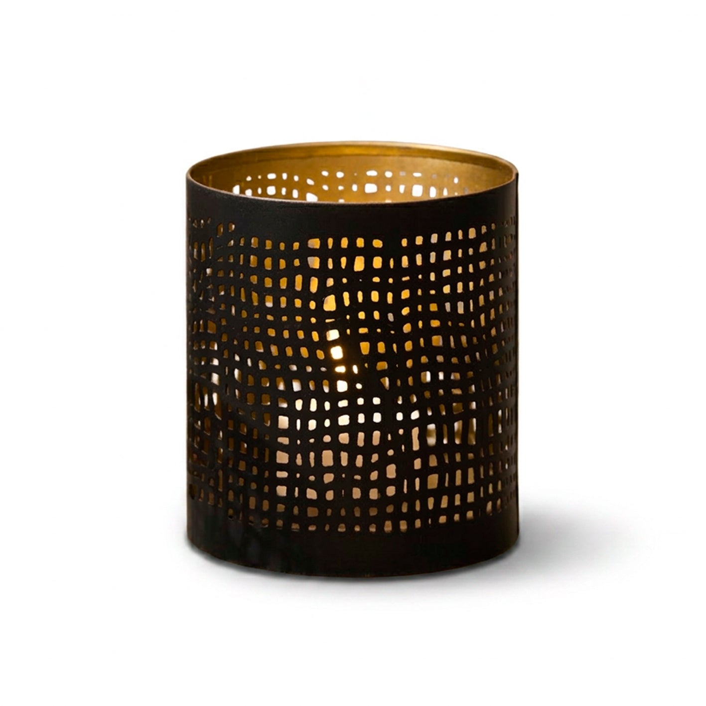 Herriard 10cm Metal Lantern - Bronze - Laura James 