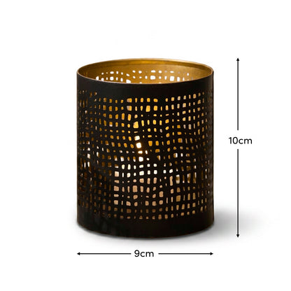 Herriard 10cm Metal Lantern - Bronze - Laura James 