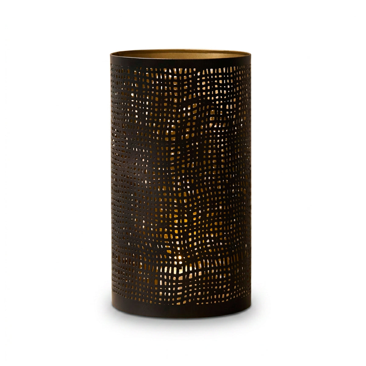 Herriard 22.5cm Metal Lantern - Bronze - Laura James 