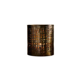 Herriard 10cm Metal Lantern - Gold - Laura James 