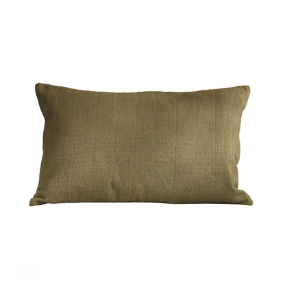 Holbeton 35x55cm Cushion Cover - Olive Green Geometric