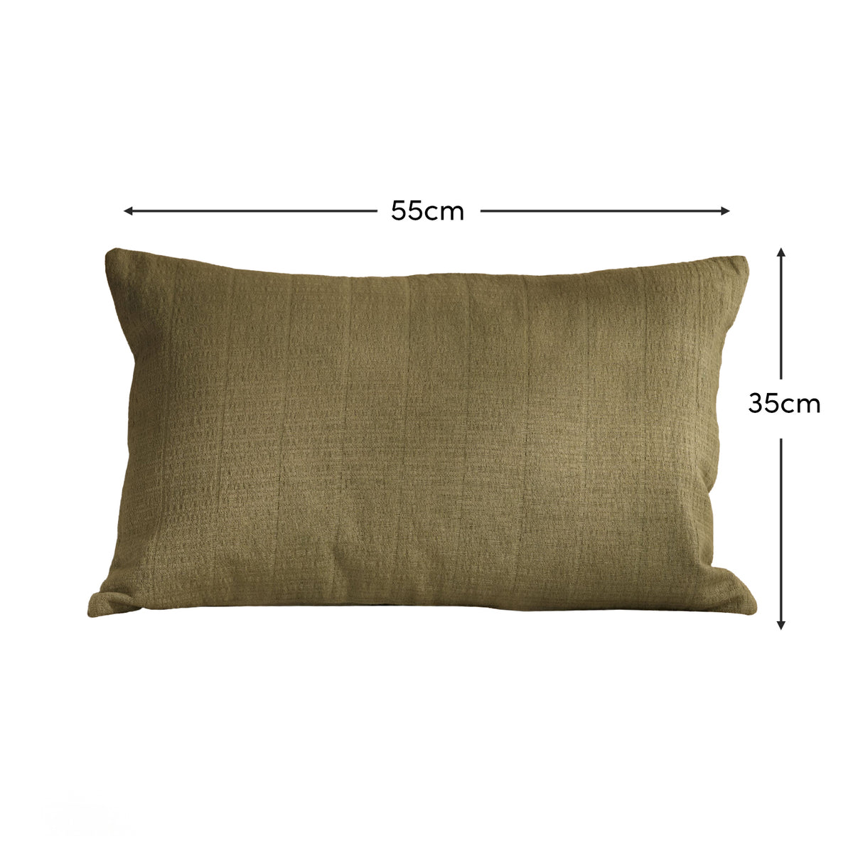 Holbeton 35x55cm Cushion Cover - Olive Green Geometric