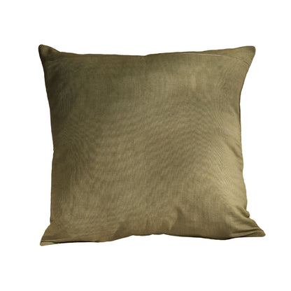 Holbeton 45x45cm Cushion Cover - Olive Green Geometric