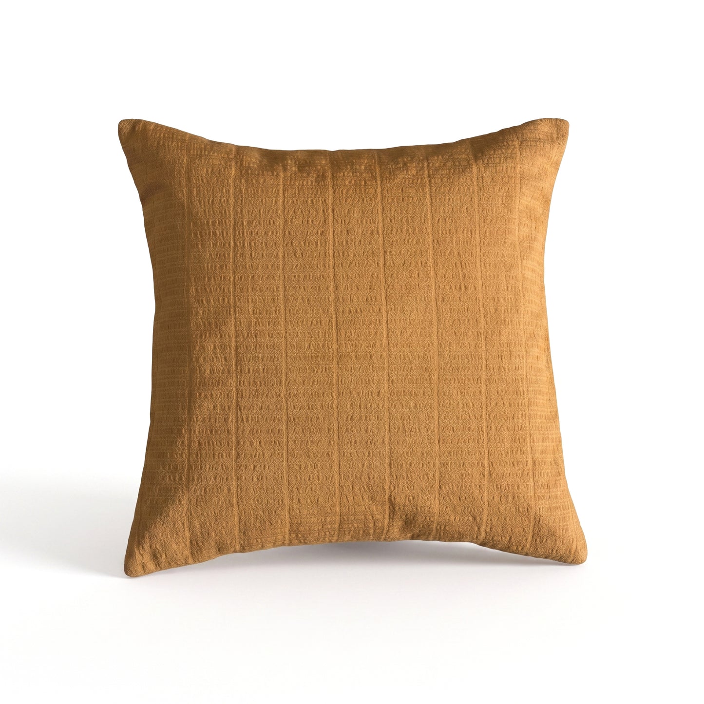 Holbeton 57x57cm Cushion Cover - Amber Yellow Geometric